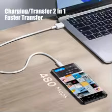 USB-C Kabel 60W PD Snabbladdning