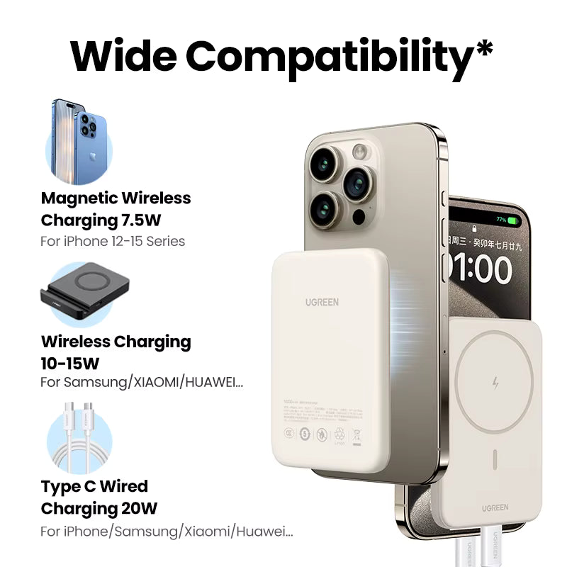Magnetisk Powerbank 10000mAh