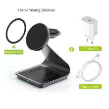 3-i-1 Trådlös Laddare för Samsung